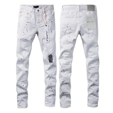 2025 New Purple Brand Men's Fashion Jeans