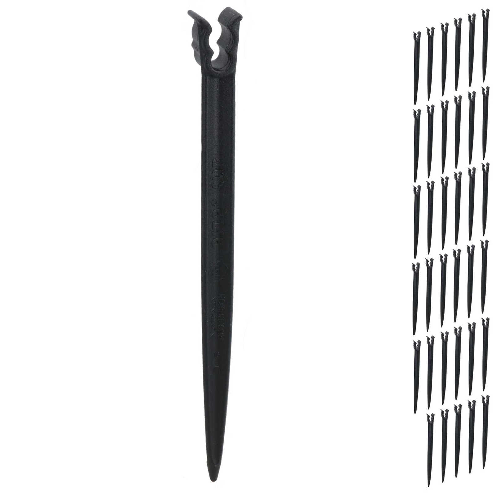 Micro Irrigation Dripper Pipe Holders Stake Pegs Clips For 4mm Micro Pipe 36pc