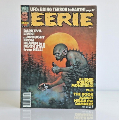 Vintage EERIE Comic (Warren US Magazine) Bagged & Boarded #91 March 1978