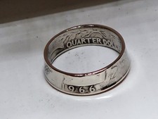 1966 - Size 9  Dated Quarter Coin Ring