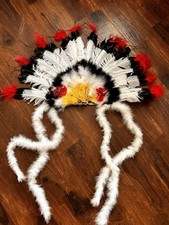 Native American 28" Chief Feather Headdress for Native American Wear