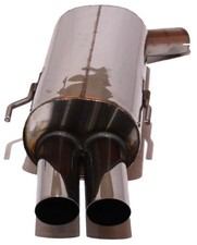 BASTUCK Edelstahl Sportauspuff ESD 2x76mm für BMW 3er E36 inkl. Coupe 318is
