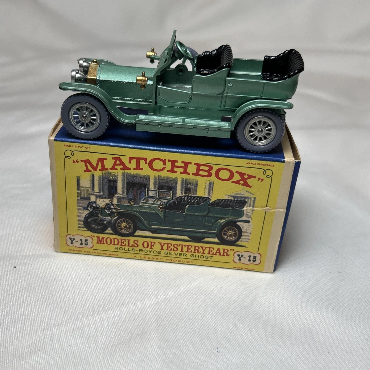 Matchbox Rolls-Royce Green Vintage Manufacture Diecast Cars