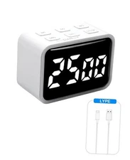 Digital Pomodoro Timer for Desk Productivity, 5/15/25-Minute Default White