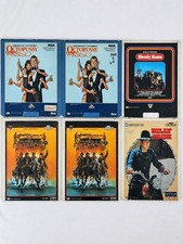 RCA SelectaVision CED Videodisc Lot 6 Movies Silverado Octopussy Billy Jack
