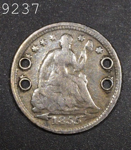 1855 Liberty Seated Half Dime "Arrows"Free SH After 1st Item*