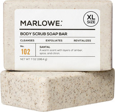 No. 102 Men'S Body Scrub Soap 7 Oz | Warm Santal Scent | Best Exfoliating Bar fo