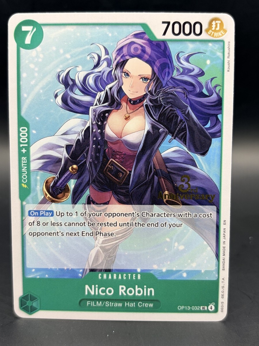 ONE PIECEカード ゾロ 3rd anniversary Roronoa Zoro OP12-039 R Promo 3rd ANNIVERSARY SET ONE PIECE Card