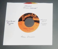 7" 45 RPM RECORD by 5 SHARKS "STORMY WERATHER" TIMES SQUARE RECORDS 35 / DOO WOP