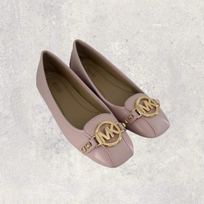 Michael Kors MK Schuhe Ballerina Bootsschuhe Fulton Moc Rosa Gold 38,5 39 40 NEU