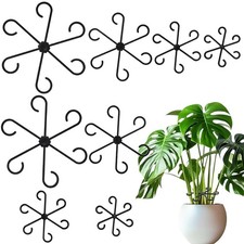 8 PCS Plant Stem Support – Reusable Plastic Plant Stem Holder for Monstera