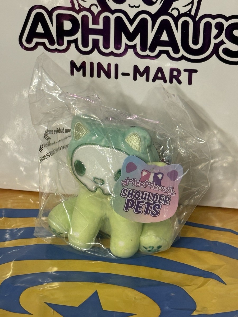 NIGHTMARE ナイトメア 瑠樺 INU NEKO ミニクッション 未開封品 NEW!!! 2026 Wondercon Exclusive 4” Aphmau MeeMeows Shoulder Pets