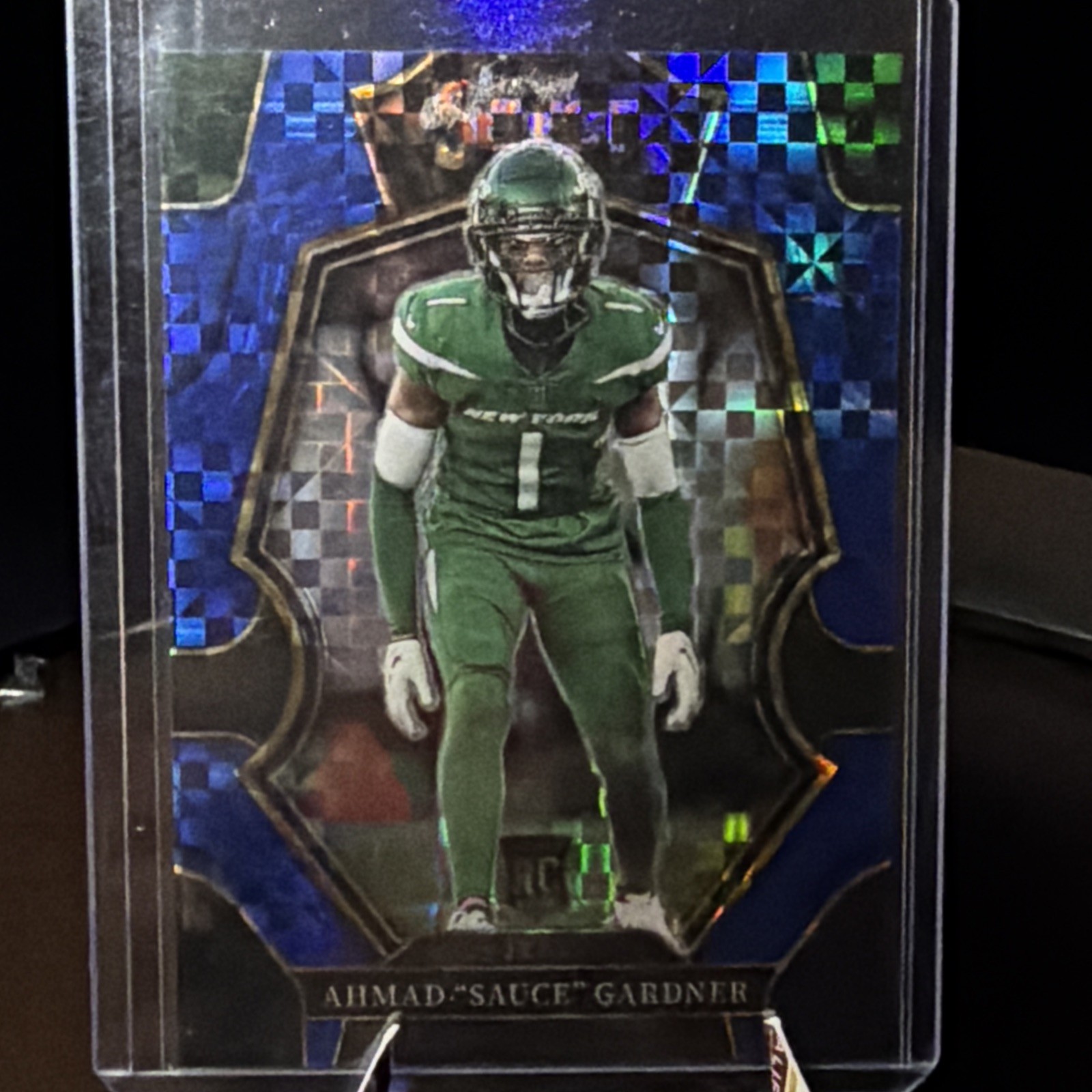 2022 Panini Select - Premier Level Ahmad Gardner #177 Blue Prizm /149 (RC)