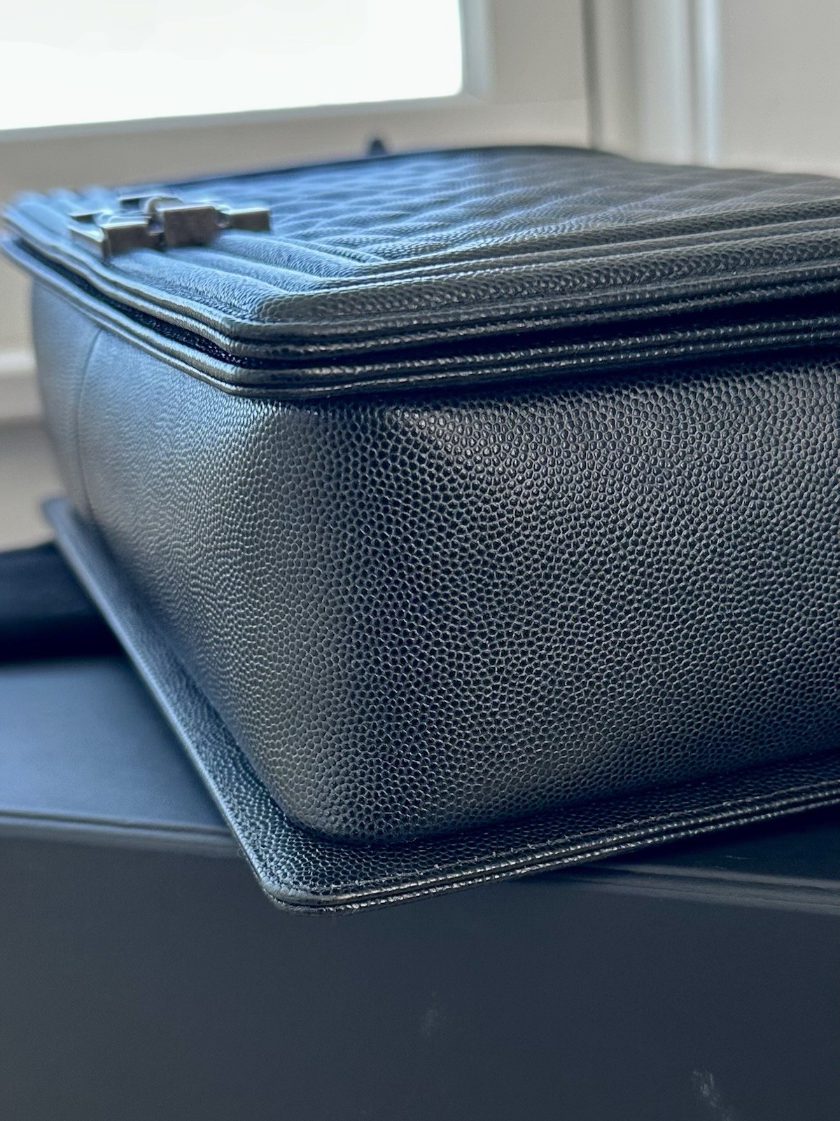 Authentic CHANEL Large Boy Bag-Pristine - image 4