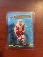 2021-22 Upper Deck Series 2 Blue Dazzlers Rookie Lucas Raymond Card# DZ-68. rookie card picture