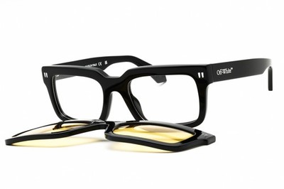 NEW Off White CLIP ON2 -OERI130C99PLA0011018 Sunglasses 54mm 100% Authentic