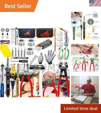 Stained Glass Tool Set with 100W Soldering Iron