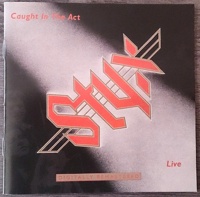 STYX - CAUGHT IN THE ACT LIVE (2018) 2 CD SET  BGO RECORDS  BGOCD1200 (UK)