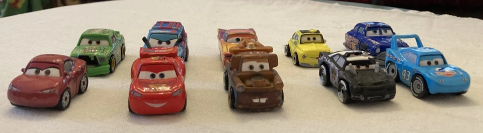 Disney Pixar Cars Mini Racers & Diecast Vehicles (2016-2020) 10 cars lot - Image 2 of 4