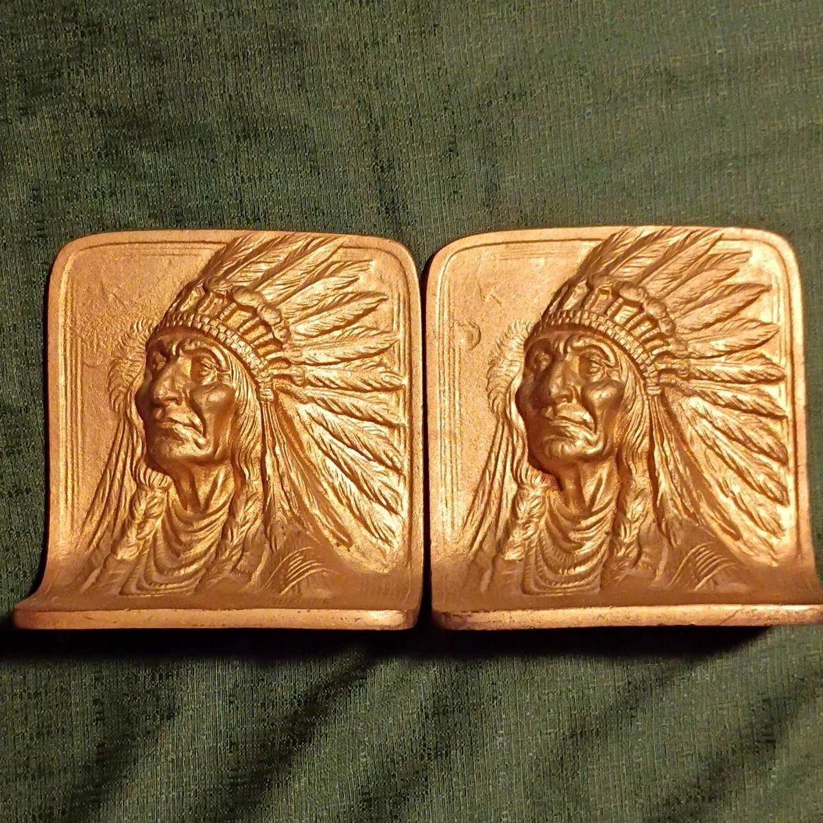 Antique Indian Bookends In Collectible Book Ends for sale | eBay
