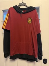Harry Potter Gryffindor Harry Potter Jersey Hooded Sweatshirt Adult Unisex XL