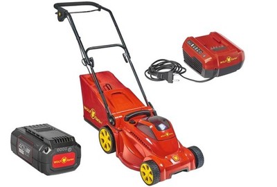 Wolf-Garten Akku-Rasenmäher Lycos 40/340 M, 5 Ah, 34cm Schnittbreite