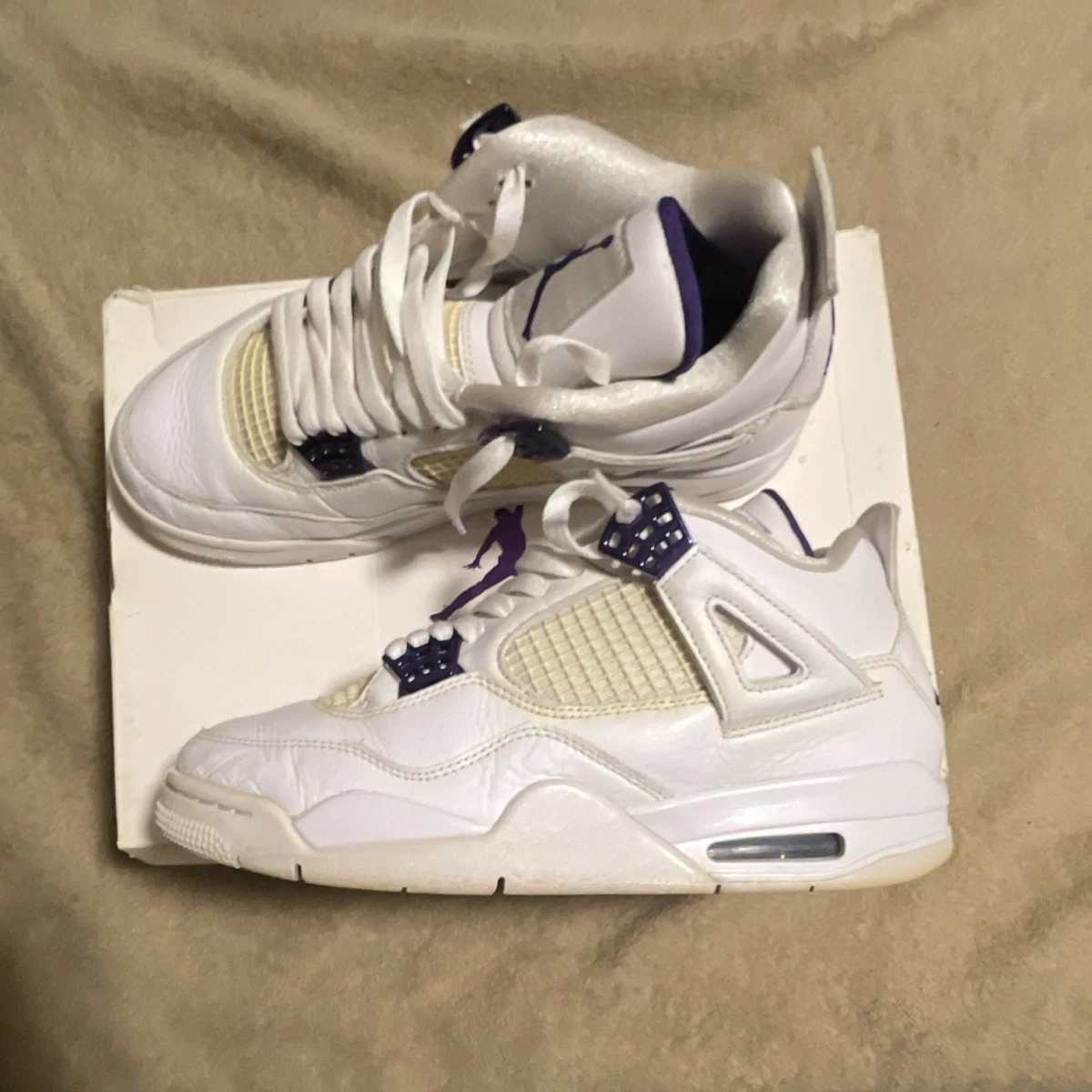 Las mejores ofertas en Jordan 4 Retro Mid Purple Metallic | eBay