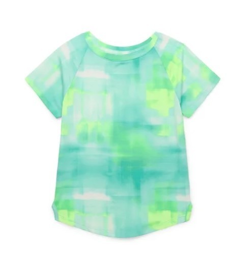 Athletic Works Girls Active Tee with Short Sleeves - NWT
