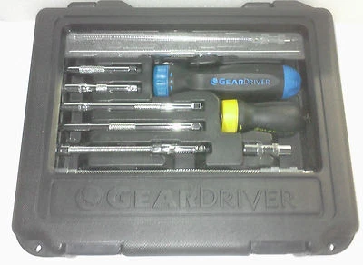 GearWrench 12 Piece Professional Gear-Driver Set w/Storage Case.