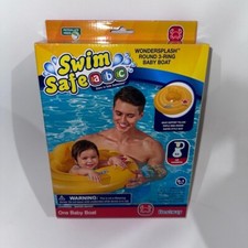 NEW Swim Safe Wondersplash Round 3-Ring Baby Float/25.2" x 25.2" x 9.5"
