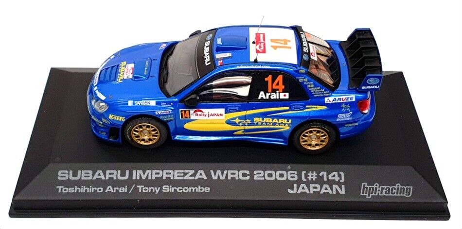 満点の 1/43 Racing HPI Scale Japan 2006 WRC Impreza Subaru - 947 hpi・racing