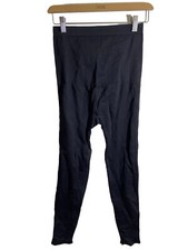 Spanx Black Look At Me Now Seamless Cropped Pants Leggings Size M