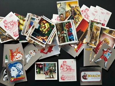 Autocollant Merlin STREET FIGHTERS II 2 Stickers CAPCOM 1991 1992 Image au choix - Photo 1/4