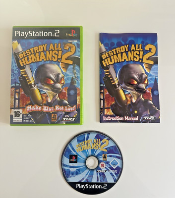 Destroy All Humans! 2 PS2 - PAL Complete with Manual Free Post & Tracking