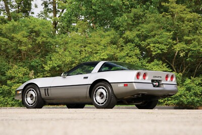 1984 C4 Corvette Silver 24x36 inch Poster | eBay