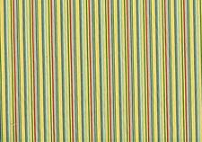 Mill Creek Fabric Striped Red Blue Yellow Drapery Upholstery