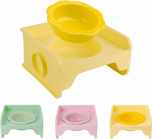 Elevated Cat Food Bowl Raised Cat Bowl for Indoor Cats Kitten - Picture 9 of 12