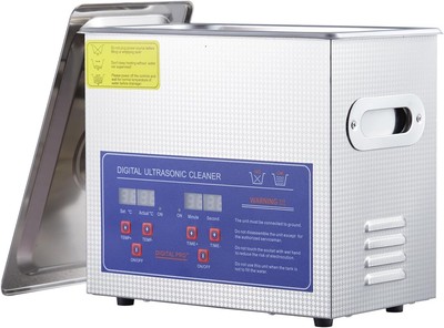 Professional Commercial Ultrasonic Cleaner 3.2L with Digital Timer & Heater 120W