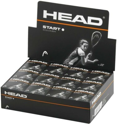 Head Start Squash Ball Single Ball Boxen - 1 Dutzend