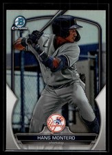 Hans Montero 2023 Bowman Draft Chrome Refractor Card #BDC-12