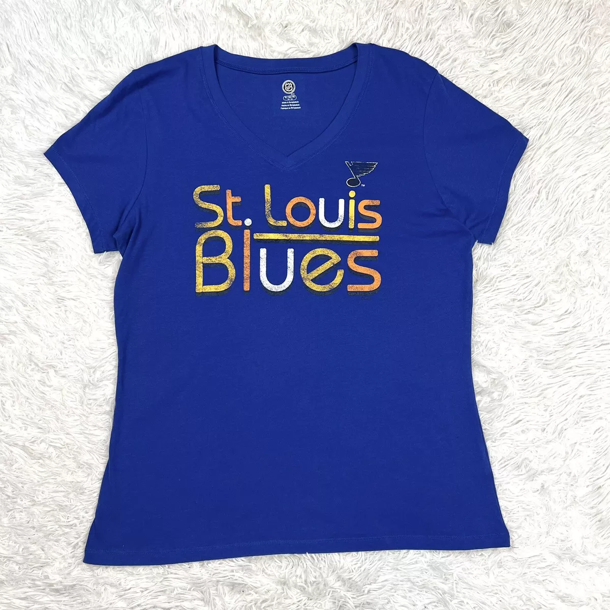 ST. LOUIS BLUES WE WENT BLUES TEE - WHITE