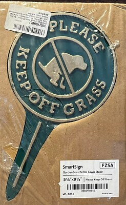 ''Please Keep Off Grass'' & (2)  Please Clean Up After Your Dog  Yard Signs