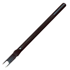 Oka Spot Chisel No.4 Leathercraft Tool 2 Prong Leather Hole Punch