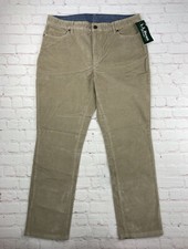 NEW LL Bean Casco Corduroy Straight Leg Womens Size 16 Reg Pants MSRP 59.99