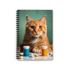 Rx Kitty Limited Edition - Spiral Notebook - Ruled Line
