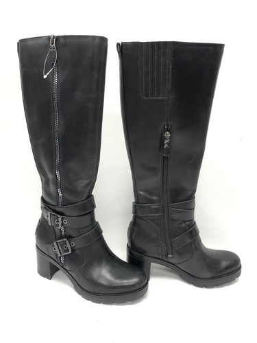 BOTAS UGG Australia LANA Negra Mujer Rodilla Alta CUERO RESISTENTE AL AGUA 1012904 ~ - Imagen 5 de 12