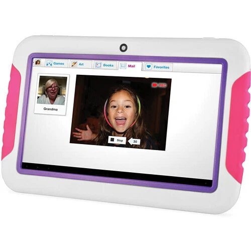 Ematic FTABCP-2 4GB FunTab 2 Multi-Touch 7" Tablet for Kids (Pink)- New - Image 3 of 4