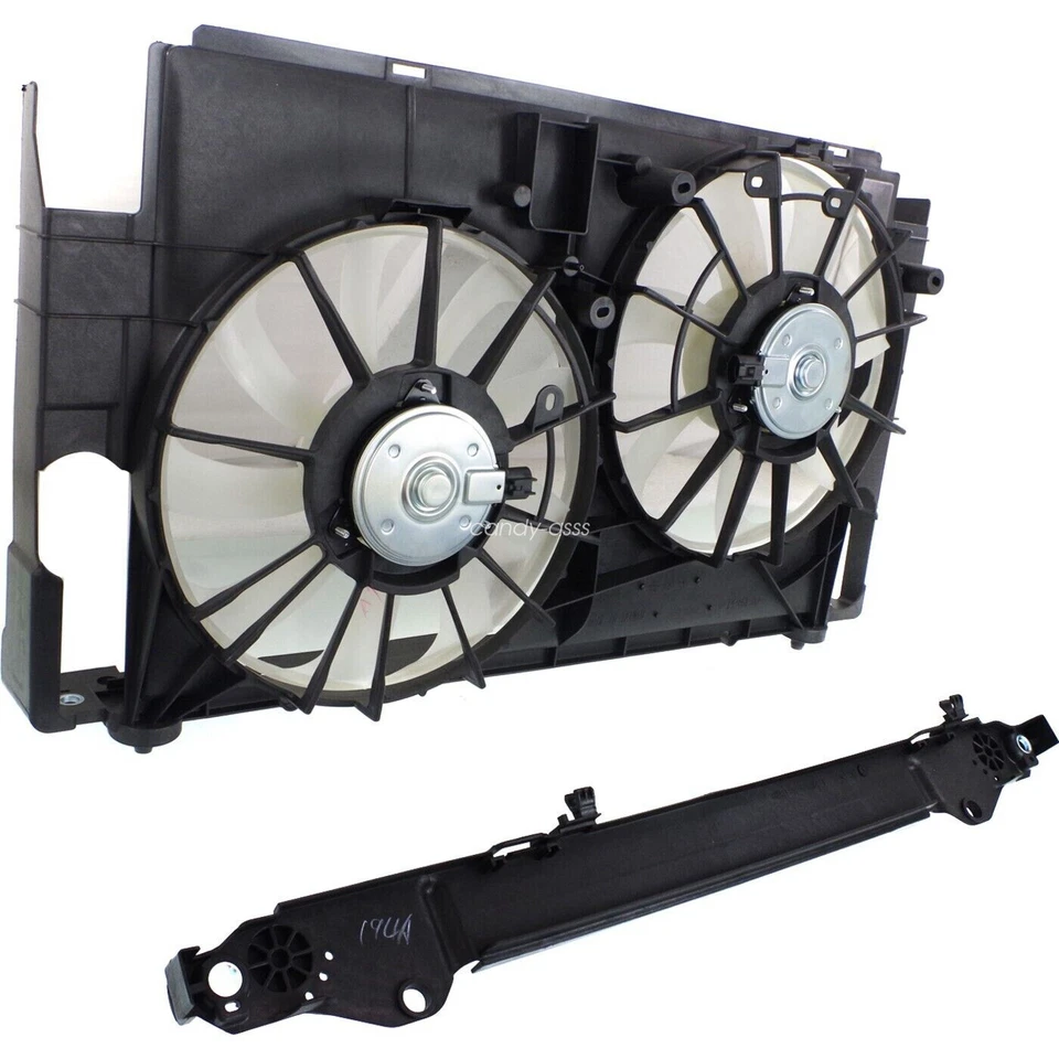 Radiator Cooling Fan Dual Assembly For 2013-2018 Toyota RAV4 North America Built Foto 4 de 4