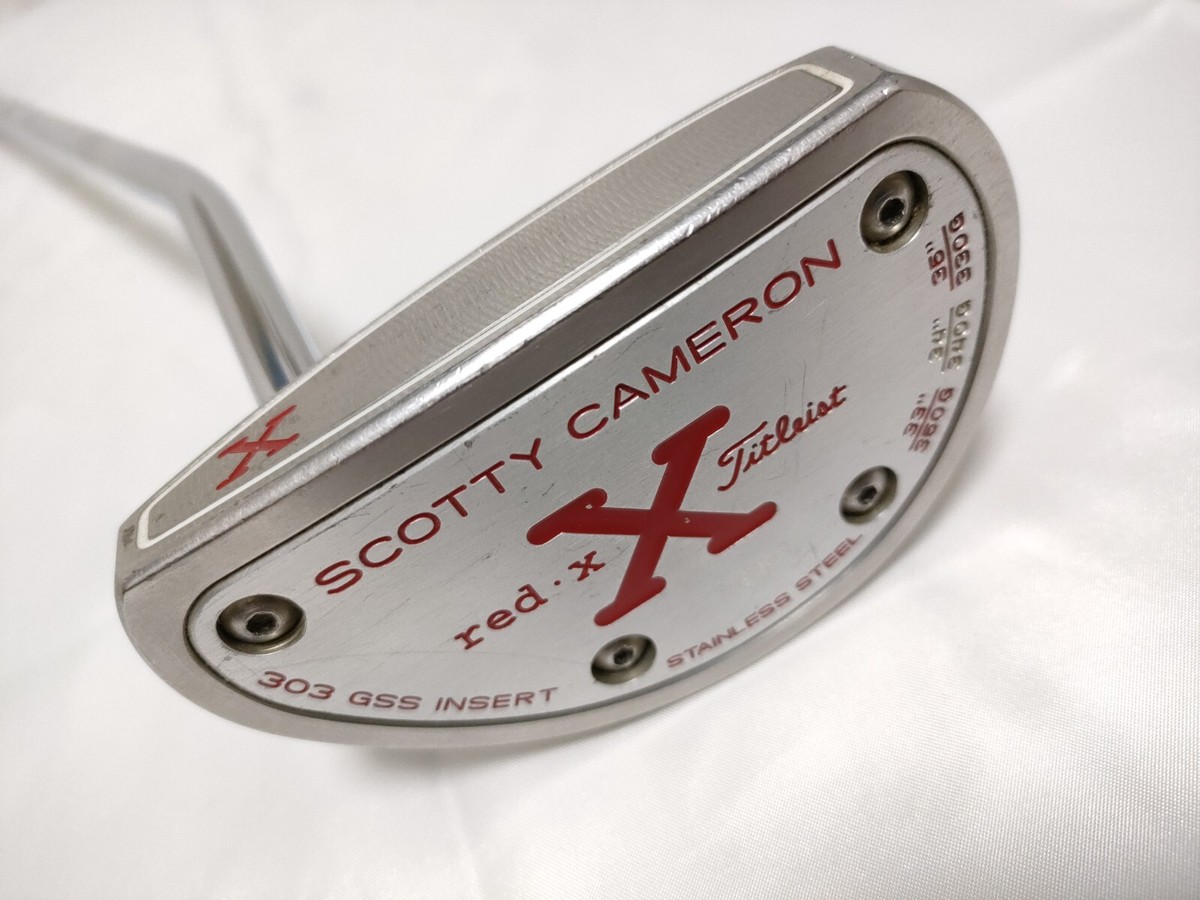 Scotty Cameron Putter Red X LH LEFT 33in U24121501 | eBay