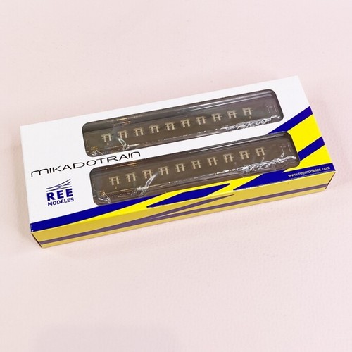 2 voitures DEV AO B10 2CL" Sud Est, Sncf, Ep IIIb- REE NW283 - N 1/160 - Photo 4/4